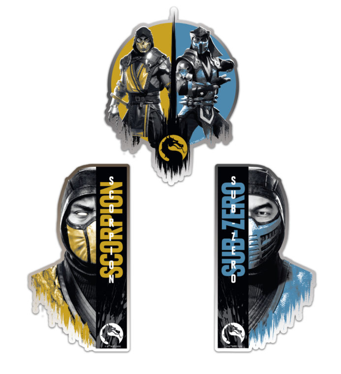 Scorpion & Sub-Zero Decal 3-Pack