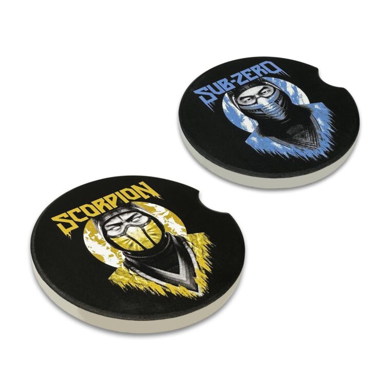 Mortal Kombat Rivals 2-Pack Ceramic Car Coasters