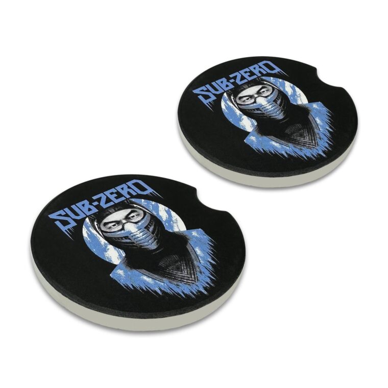 Mortal Kombat Sub-Zero 2-Pack Ceramic Car Coasters