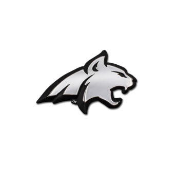 Montana State Bobcat Chrome Emblem