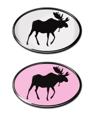 Moose 3D Decal 2-Pack