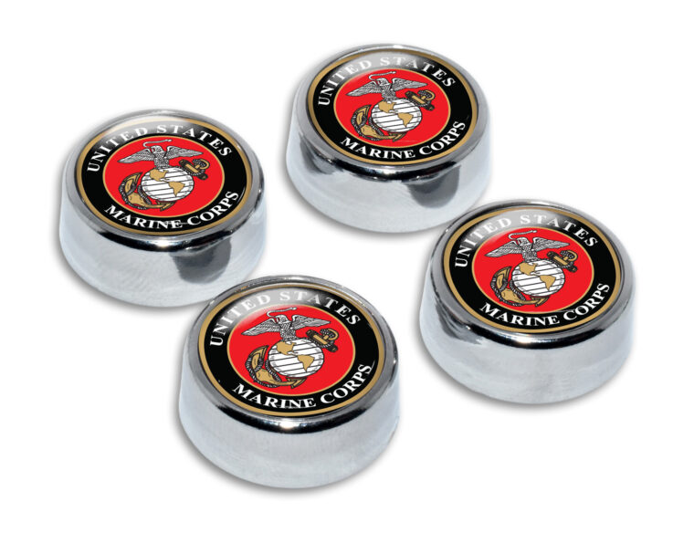 Marine License Plate Frame Screw Caps