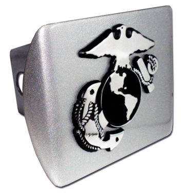 Marines Anchor on Brushed Hitch Cover image