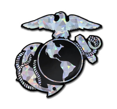 Marines Anchor Insignia 3D Reflective Decal