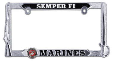 Marines Semper Fi 3D License Plate Frame