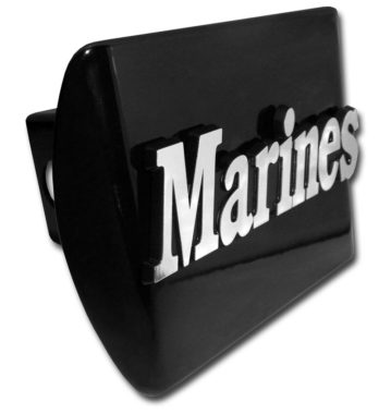 Marines Emblem on Black Hitch Cover image
