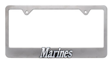 Marines Matte License Plate Frame image