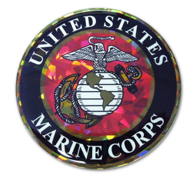 Marines Seal Reflective Decal image