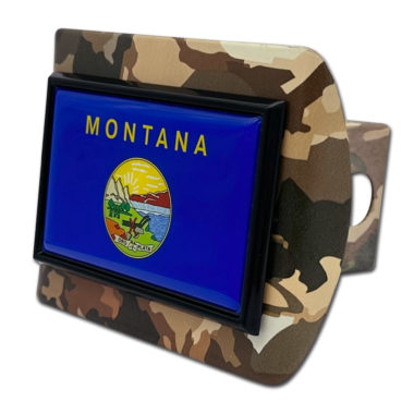 Montana Flag Camouflage Hitch Cover image