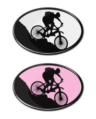 Mountain Biker 3D Decal 2-Pack image