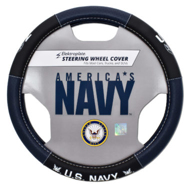 Navy Steering Wheel Cover - Small image
