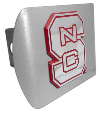 North Carolina State Red Brushed Hitch Cover