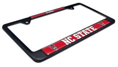 NC State Alumni Black License Plate Frame