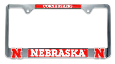Nebraska 3D Huskers License Plate Frame