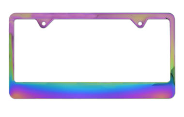 Neon License Plate Frame