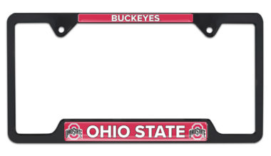 Ohio State Buckeyes Black License Plate Frame