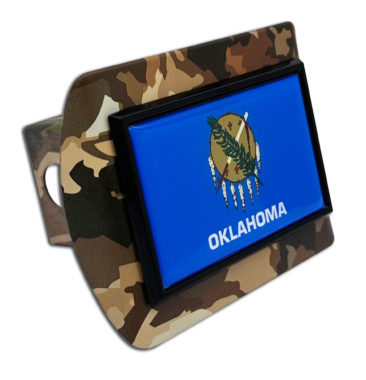 Oklahoma Flag Camouflage Hitch Cover image
