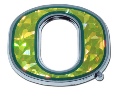 Oregon Yellow "O" Chrome Emblem image