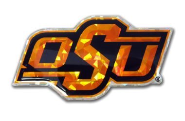 Oklahoma State Orange 3D Reflective Decal