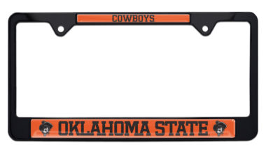 Oklahoma State Cowboys Black License Plate Frame image