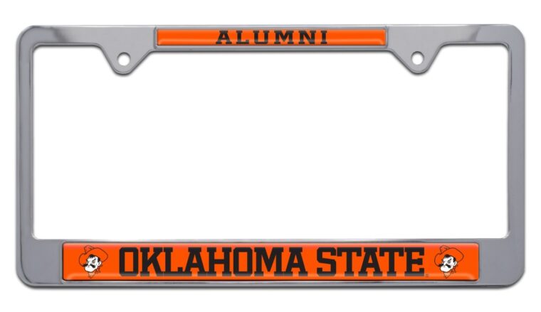 Oklahoma State Alumni License Plate Frame