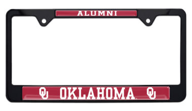 University of Oklahoma Alumni Black License Plate Frame image