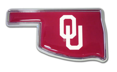 University of Oklahoma State Shape Chrome Emblem image