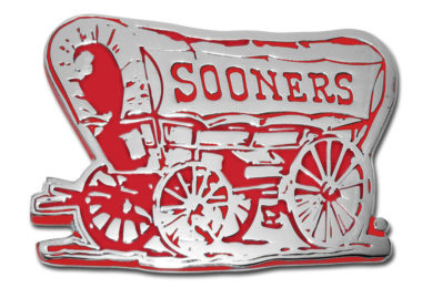 University of Oklahoma Sooner Crimson Chrome Emblem image
