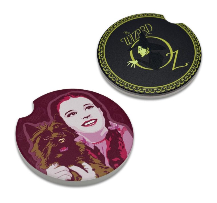 Dorothy & Wicked Witch Car Coasters – 2 Pack
