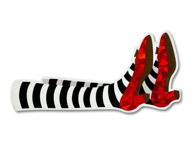 Wizard of Oz Ruby Slippers Reflective Decal