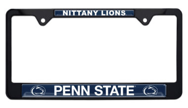 Penn State Nittany Lions Black License Plate Frame