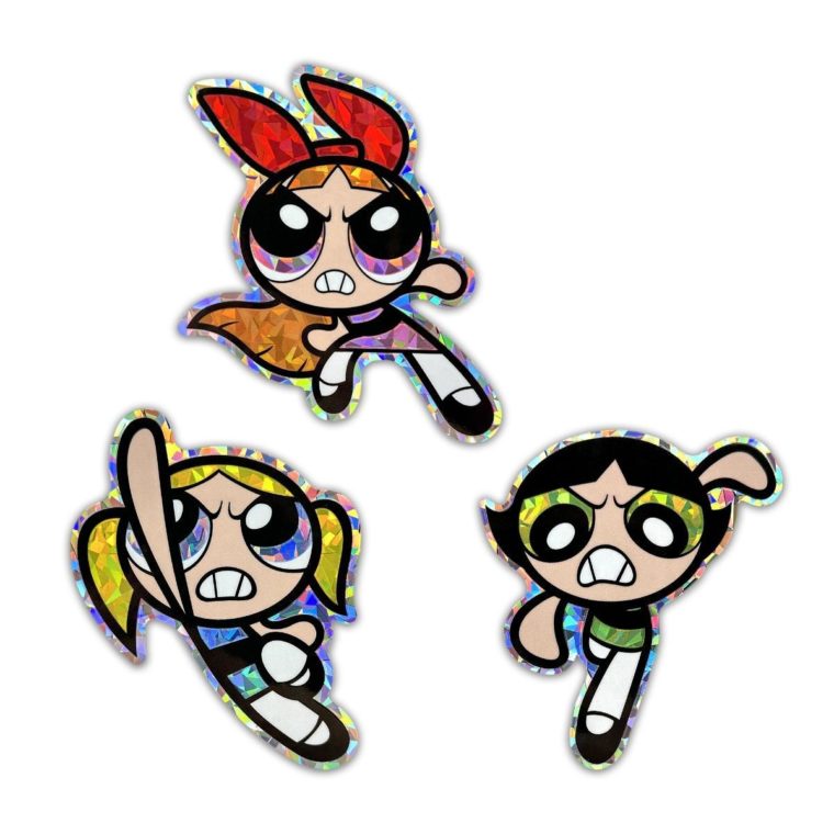 Powerpuff Girls Reflective Decal 3-Pack