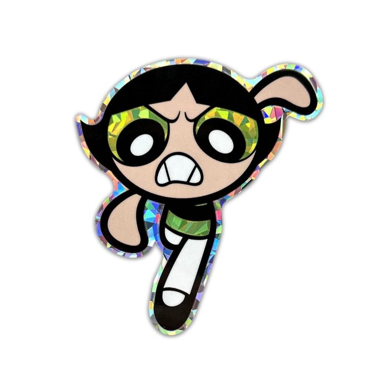 Powerpuff Girls Buttercup Reflective Decal