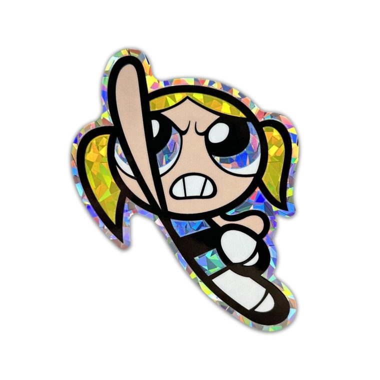 Powerpuff Girls Bubbles Reflective Decal