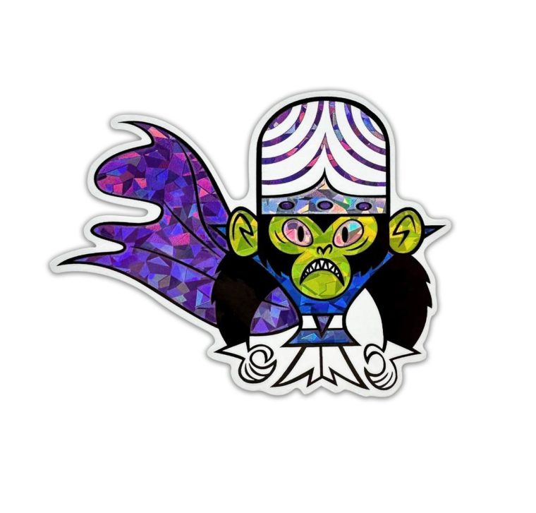 Powerpuff Girls Mojo Jojo Reflective Decal