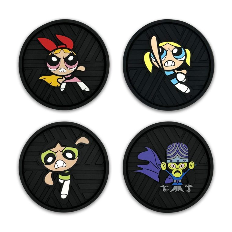 Powerpuff Girls Silicone Car Coasters