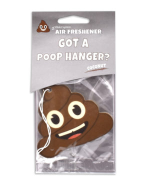 Coconut Poop Emoji Air Freshener 2 Pack image