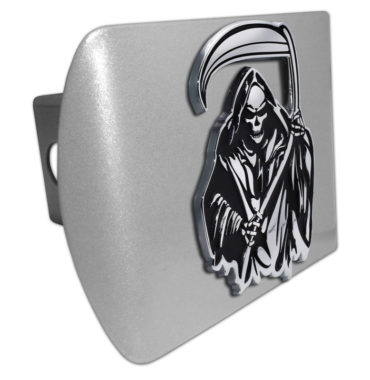 Grim Reaper Brushed Chrome Hitch Cover