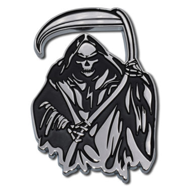 Grim Reaper Chrome Emblem
