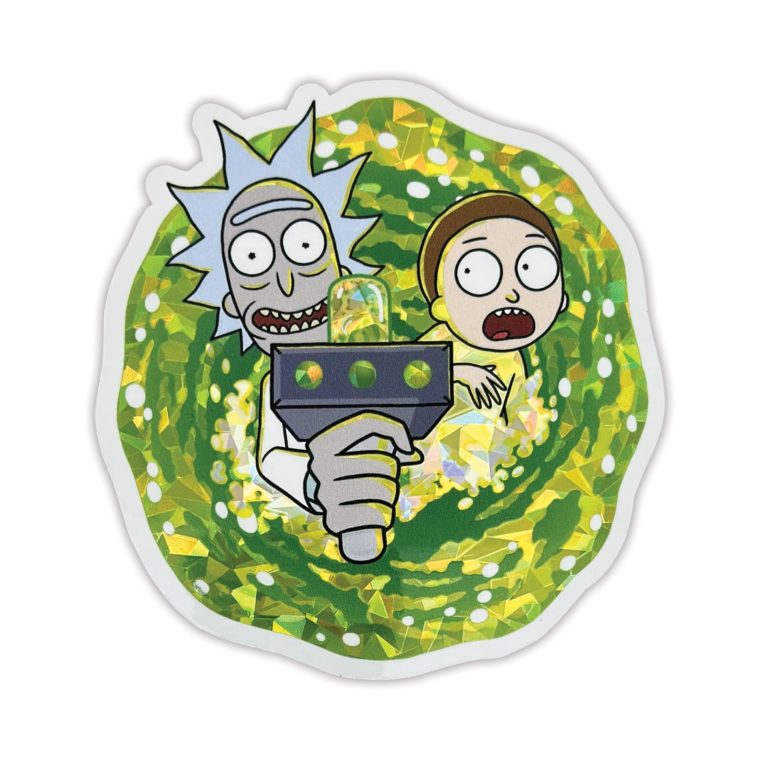 Rick and Morty Portal Reflective Decal