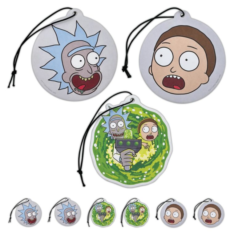Rick & Morty Character Air Freshener 6-Pack
