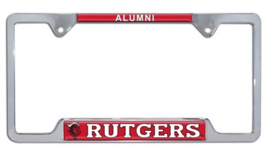 Rutgers Alumni Chrome License Plate Frame