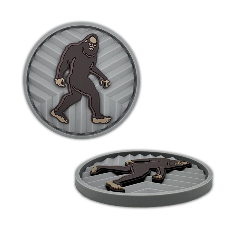 Sasquatch Pose Silicone Car Coasters
