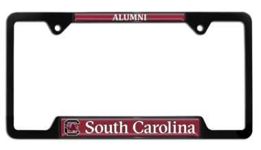 South Carolina Alumni Black License Plate Frame