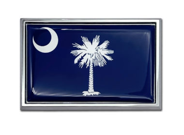 South Carolina Flag Chrome Emblem image