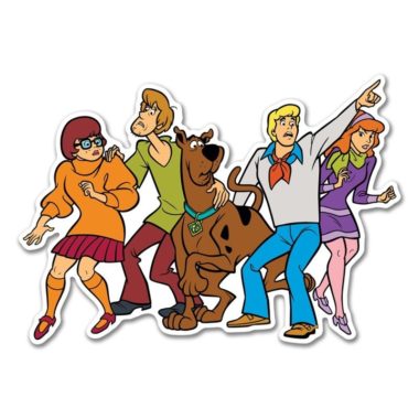 Scooby Doo Gang Decal image