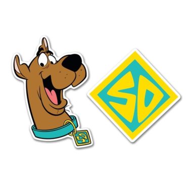 Scooby Doo Tag 2-Pack Decal Set image