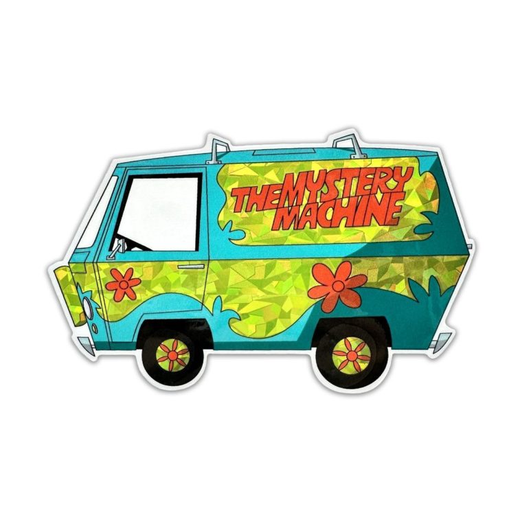 Scooby-Doo Mystery Machine Side Reflective Decal