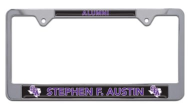 SFA Alumni Chrome License Plate Frame image