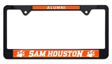 Sam Houston Alumni Black License Plate Frame